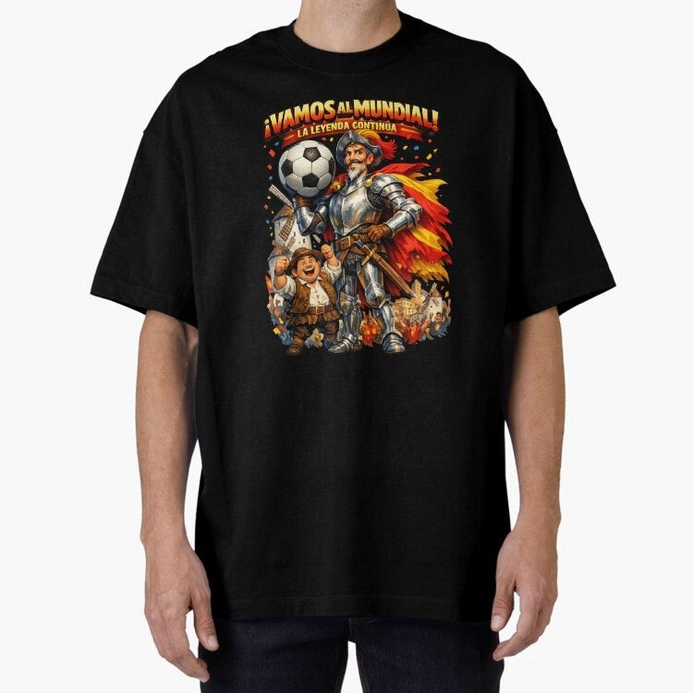 Spain World Cup 2026 Don Quixote Fan Shirt Classic T-Shirt Honor the Football Icons of Match Day Hype around FIFA World Cup 2026 USA Canada Mexico, Haaland, Brazil, Football Festival Excitement, Trophy Ambitions, Country Rivalries and Star Player