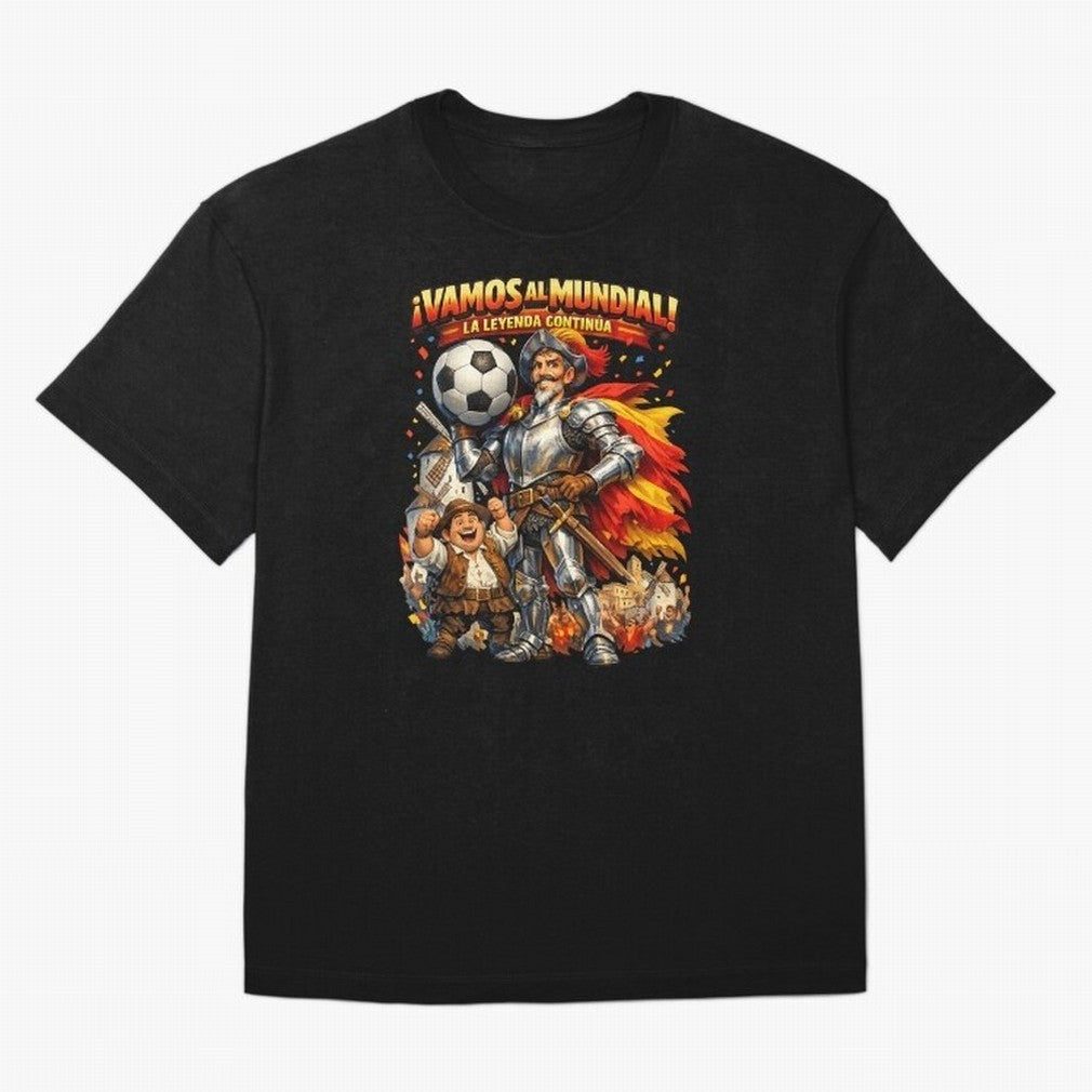 Spain World Cup 2026 Don Quixote Fan Shirt Classic T-Shirt Honor the Football Icons of Match Day Hype around FIFA World Cup 2026 USA Canada Mexico, Haaland, Brazil, Football Festival Excitement, Trophy Ambitions, Country Rivalries and Star Player