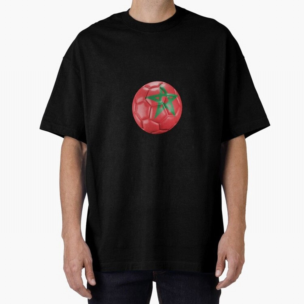 Morocco Ball Classic T-Shirt Feel International Energy from Global Football Passion for FIFA World Cup 2026, Highlighting Messi, Neymar and Mbappe, Brazil, Portugal and Argentina, Football Festival Excitement, Trophy Ambitions, Country Rivalries