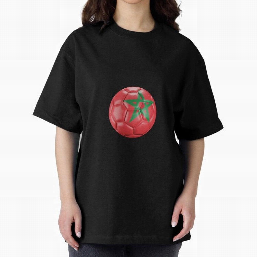 Morocco Ball Classic T-Shirt Feel International Energy from Global Football Passion for FIFA World Cup 2026, Highlighting Messi, Neymar and Mbappe, Brazil, Portugal and Argentina, Football Festival Excitement, Trophy Ambitions, Country Rivalries