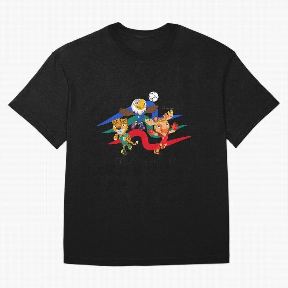 Kids World Cup26 Host Country Mascots Action Classic T-Shirt Capture Stadium Memories from FIFA World Cup 2026 USA Canada Mexico Spirit, Capturing Germany, Messi and Cristiano Ronaldo, Soccer Culture, Superstar Moments, National Team Dreams and