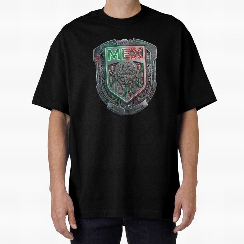 M¨¦xico Shield Heritage - Detailed MEX Eagle Art Classic T-Shirt Show Match Day Excitement for the FIFA World Cup 2026 Journey through Haaland and Mbappe Highlights, Spain Pride, Stadium Chants, National Pride, Trophy Dreams and Unforgettable