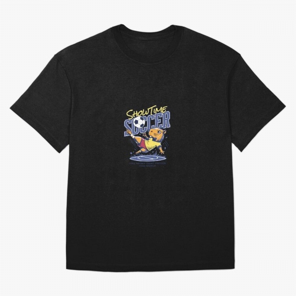 Capybara Soccer Showdown - Showtime World Cup Classic T-Shirt Unlock Match Day Hype around FIFA World Cup 2026 USA Canada Mexico, Mbappe, Argentina, France and Brazil, Match Day Excitement, Supporter Culture, Golden Goals and Global Football