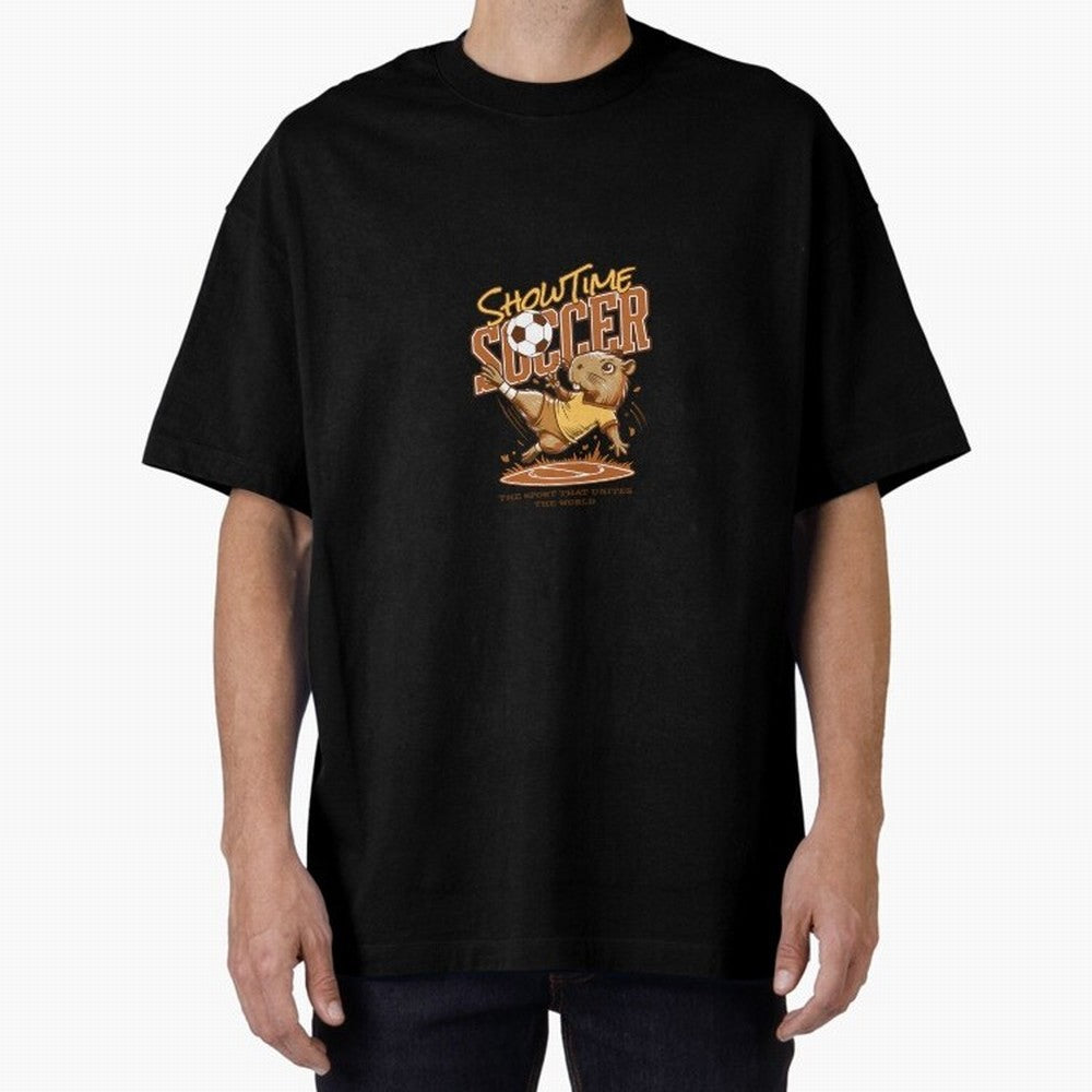 Capybara Playing Soccer Football Vibes Classic T-Shirt Make Game Day About the FIFA World Cup 2026 Journey through Haaland Highlights, Spain Pride, Stadium Chants, National Pride, Trophy Dreams and Unforgettable Football Memories; Ideal for