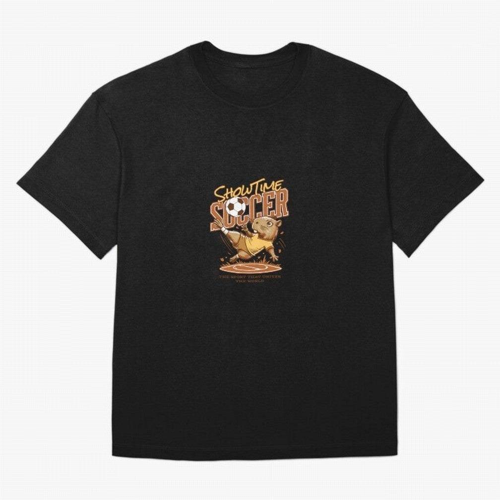 Capybara Playing Soccer Football Vibes Classic T-Shirt Make Game Day About the FIFA World Cup 2026 Journey through Haaland Highlights, Spain Pride, Stadium Chants, National Pride, Trophy Dreams and Unforgettable Football Memories; Ideal for