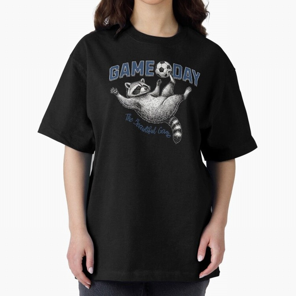Raccoon Soccer Game Day The Beautiful Game Classic T-Shirt Follow Every Goal of FIFA World Cup 2026 Group Stage Spirit, Driven by England, France and Netherlands, Haaland, Sports Nostalgia, International Competition, Famous Players and