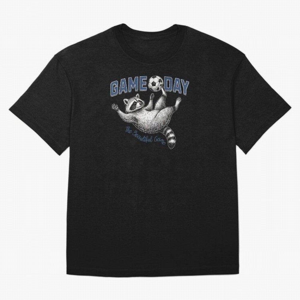 Raccoon Soccer Game Day The Beautiful Game Classic T-Shirt Follow Every Goal of FIFA World Cup 2026 Group Stage Spirit, Driven by England, France and Netherlands, Haaland, Sports Nostalgia, International Competition, Famous Players and