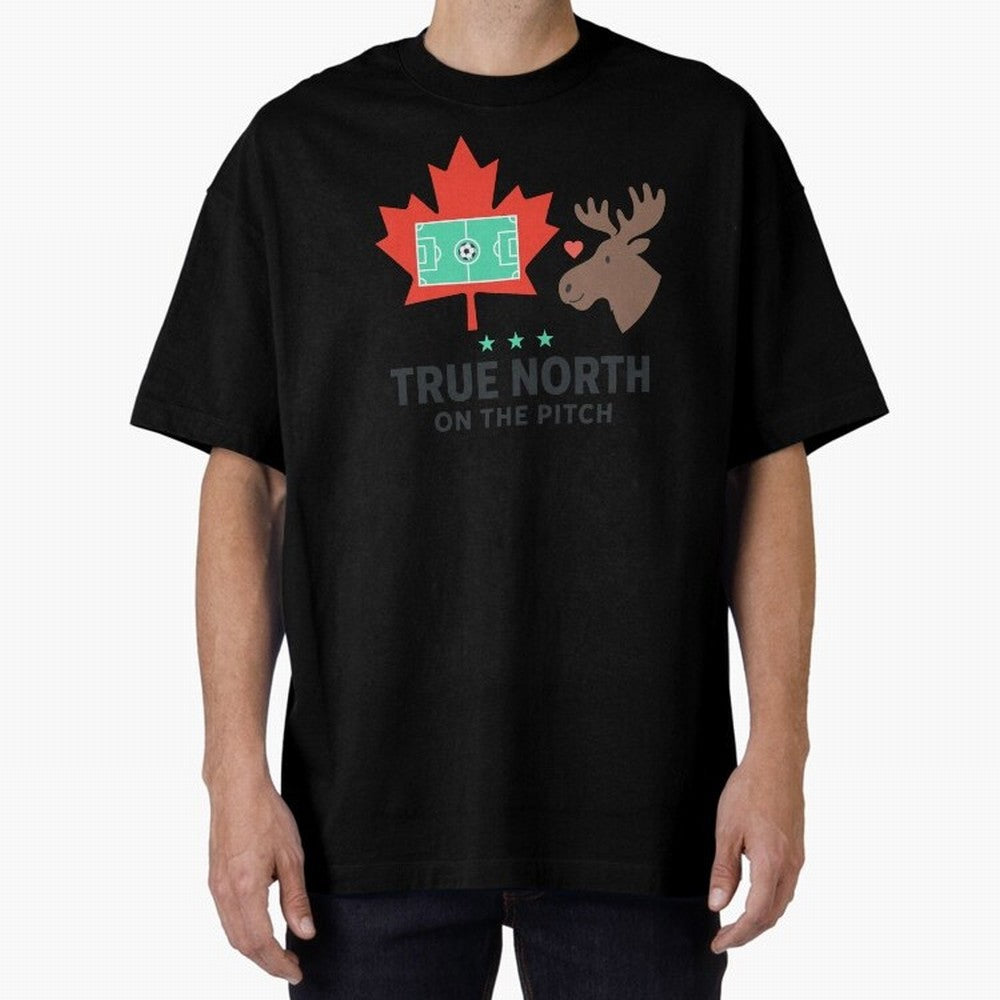 True North on the Pitch Classic T-Shirt Stand with the FIFA World Cup 2026 Group Stage Journey through Neymar, Haaland and Cristiano Ronaldo Highlights, France and Portugal Pride, Worldwide Fan Energy, Dramatic Goals, Stadium Lights and