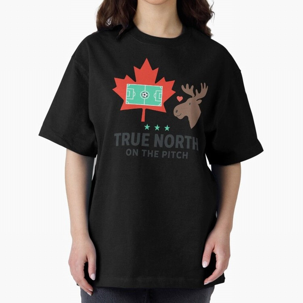 True North on the Pitch Classic T-Shirt Stand with the FIFA World Cup 2026 Group Stage Journey through Neymar, Haaland and Cristiano Ronaldo Highlights, France and Portugal Pride, Worldwide Fan Energy, Dramatic Goals, Stadium Lights and