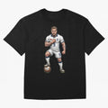 English Soccer Warrior Hyper-Realistic Poster Classic T-Shirt Make the Season About the FIFA World Cup 2026 Journey through Cristiano Ronaldo, Haaland and CR7 Highlights, England, France and Netherlands Pride, Fan Favorite Moments, National Team