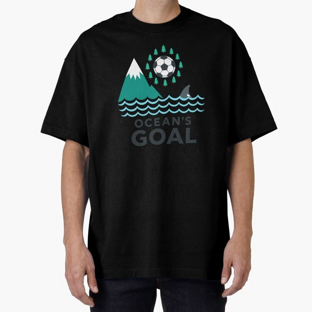 Ocean's Goal Classic T-Shirt Feel International Energy from Global Football Passion for FIFA World Cup 2026, Connected to Haaland and Mbappe, Spain, Supporter Pride, Iconic Celebrations, Legendary Names and Global Match Day Energy; Made for