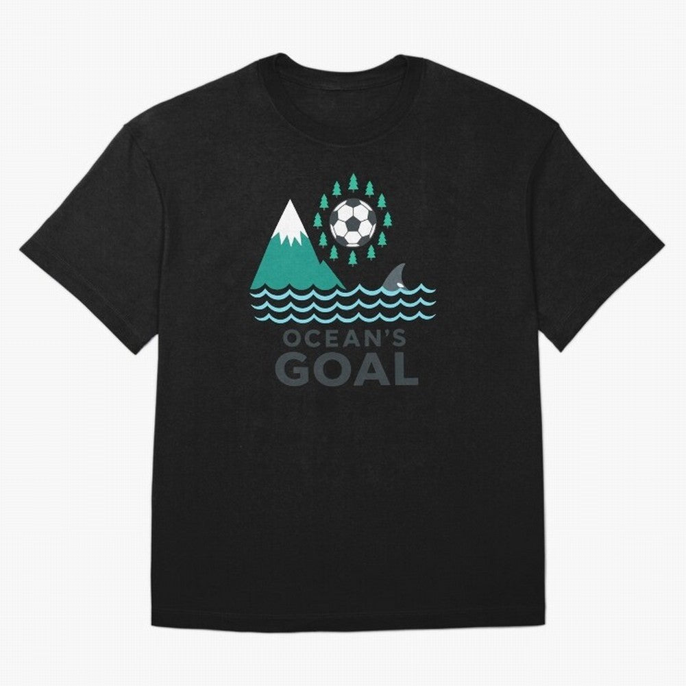Ocean's Goal Classic T-Shirt Feel International Energy from Global Football Passion for FIFA World Cup 2026, Connected to Haaland and Mbappe, Spain, Supporter Pride, Iconic Celebrations, Legendary Names and Global Match Day Energy; Made for
