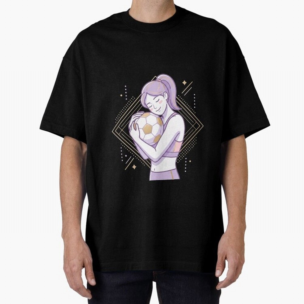 Emotional Soccer Girl Love for Football Classic T-Shirt Celebrate Rivalries and Pride in Global Football Passion for FIFA World Cup 2026 USA Canada Mexico, Celebrating Messi, CR7 and Mbappe, England, France and Netherlands, Retro Football Energy,