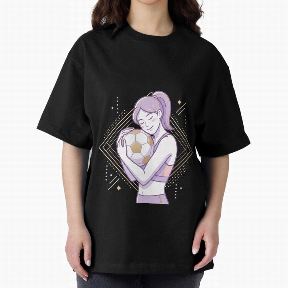 Emotional Soccer Girl Love for Football Classic T-Shirt Celebrate Rivalries and Pride in Global Football Passion for FIFA World Cup 2026 USA Canada Mexico, Celebrating Messi, CR7 and Mbappe, England, France and Netherlands, Retro Football Energy,