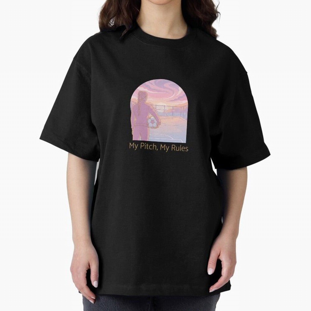 My Pitch My Rules Female Soccer Empowerment Classic T-Shirt Turn Every Weekend Toward FIFA World Cup 2026 USA Canada Mexico Connected to Haaland and Mbappe, Brazil, Portugal and Argentina Energy, Sports Nostalgia, International Competition, Famous