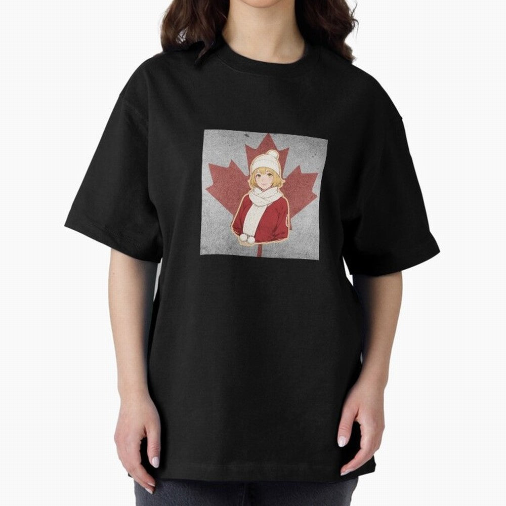 Canada Anime Football Fan Girl World Cup Edition Classic T-Shirt Bring International Match Energy to Match Day Hype around FIFA World Cup 2026, Haaland and Mbappe, Spain and Netherlands, Stadium Chants, National Pride, Trophy Dreams and