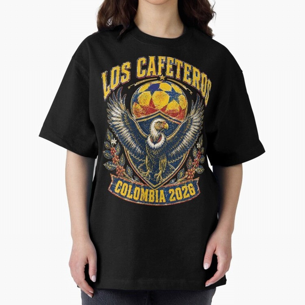 Los Cafeteros Colombia 2026 World Cup Soccer T-Shirt Classic T-Shirt Refresh FIFA World Cup 2026 Group Stage Made for Neymar, England, France and Netherlands Energy, Football History, Final Match Energy, Crowd Noise and Once in a Lifetime Moments;