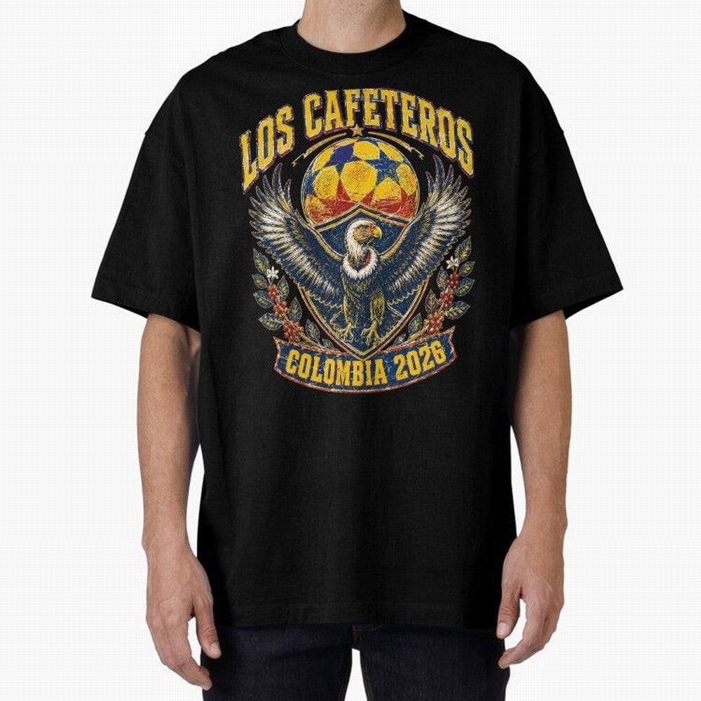 Los Cafeteros Colombia 2026 World Cup Soccer T-Shirt Classic T-Shirt Refresh FIFA World Cup 2026 Group Stage Made for Neymar, England, France and Netherlands Energy, Football History, Final Match Energy, Crowd Noise and Once in a Lifetime Moments;