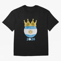 Argentina Football Champion Crown 2026 Classic T-Shirt Make Every Kick Count in FIFA World Cup 2026 Spirit, Connected to France, CR7, Soccer Culture, Superstar Moments, National Team Dreams and Competitive Fire; Perfect for Fans, Collectors, Family
