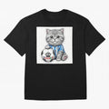 Cute Soccer Kitten #10 - FIFA 2026 World Cup Fan Art Classic T-Shirt Experience the Global Stage of FIFA World Cup 2026 Group Stage for Fans of Messi, Neymar and Mbappe and England, France and Netherlands, Bringing Stadium Memories, Football