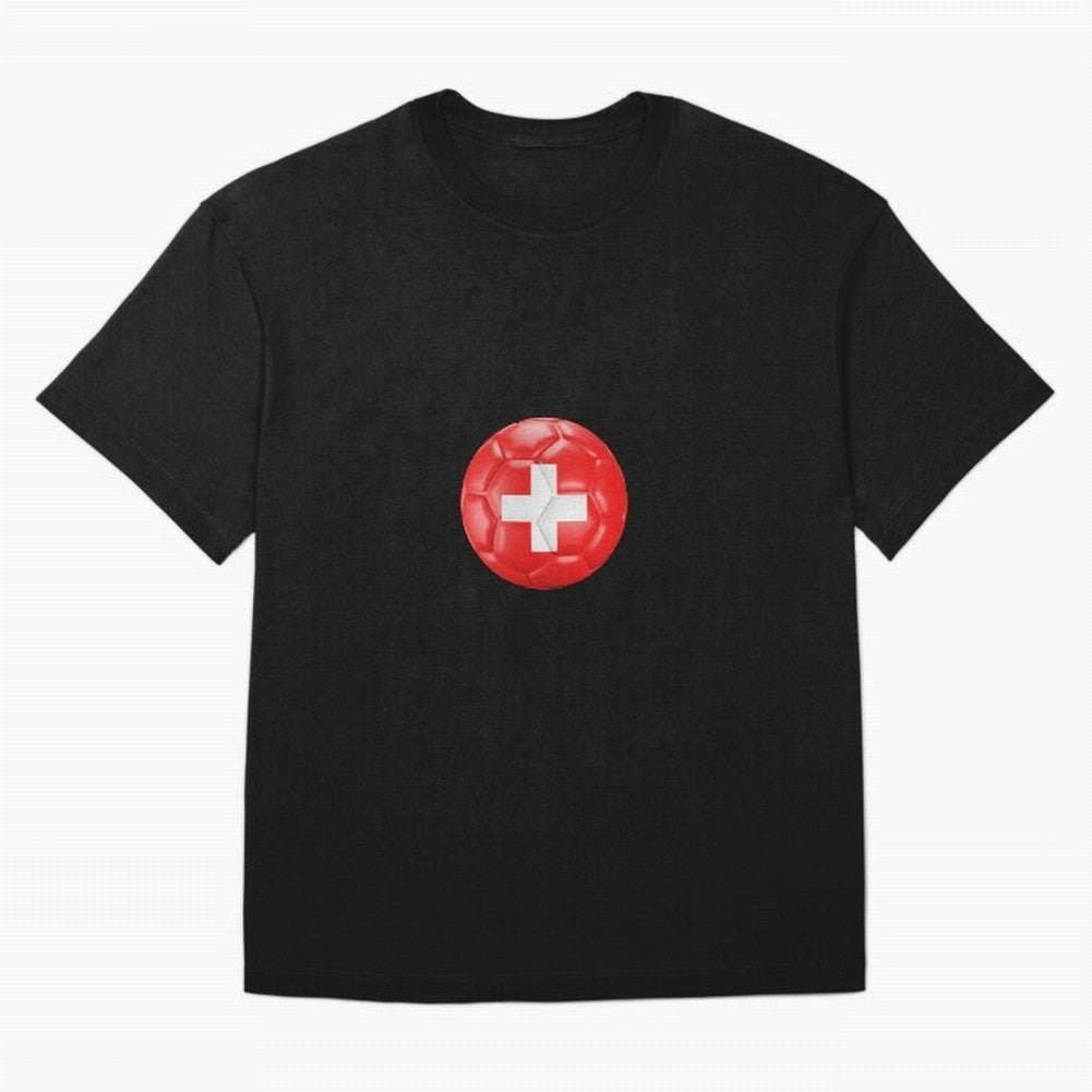 Switzerland Classic T-Shirt Turn Up for Global Football Passion for FIFA World Cup 2026, Connected to Messi, CR7 and Mbappe, Spain, Stadium Memories, Football Loyalty, International Chants and Championship Tradition; Ideal for Football Dads,
