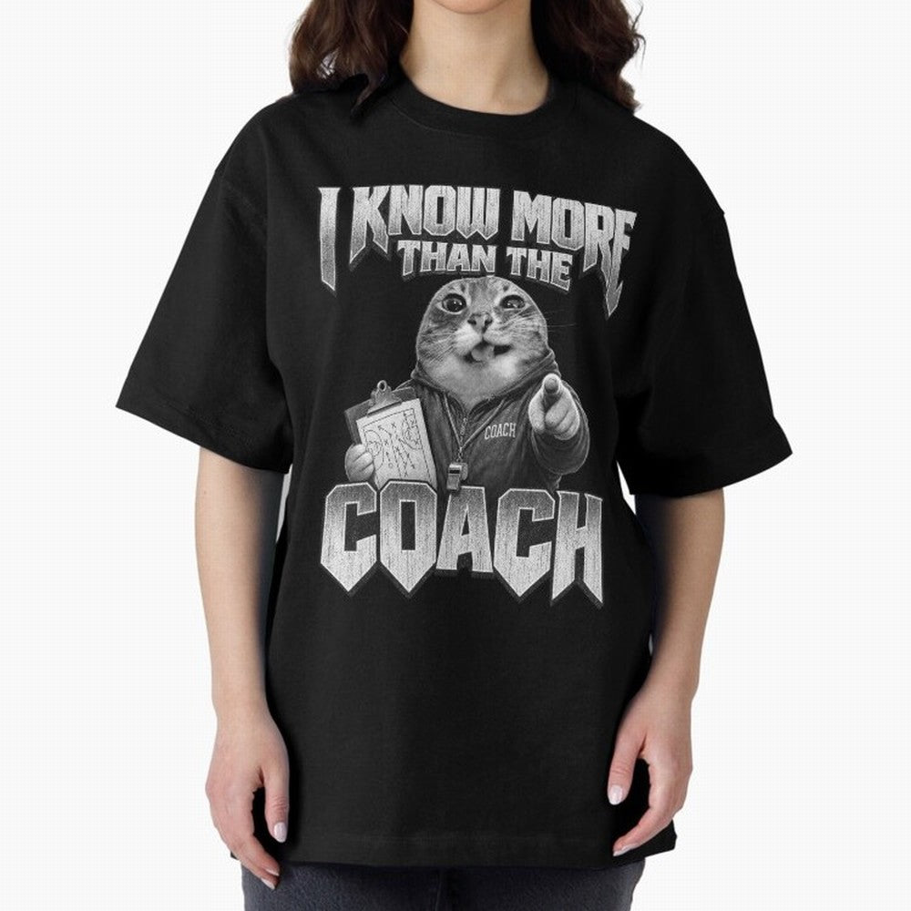I Know More Than The Coach Funny World Cup 2026 Meme USA Soccer Fan Silly Cat Classic T-Shirt Celebrate Global Passion for FIFA World Cup 2026 USA Canada Mexico Spirit, Filled with Netherlands, Cristiano Ronaldo, Global Supporter Spirit, Legendary