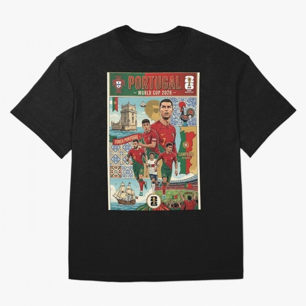 Portugal 2026 ¨C In Search of Glory Classic T-Shirt Show Up for the Glory of FIFA World Cup 2026 Group Stage for Fans of Mbappe and France, Bringing Champion Mindset, Group Stage Buzz, Knockout Tension and Passionate Fan Culture; Ideal for Fans Who