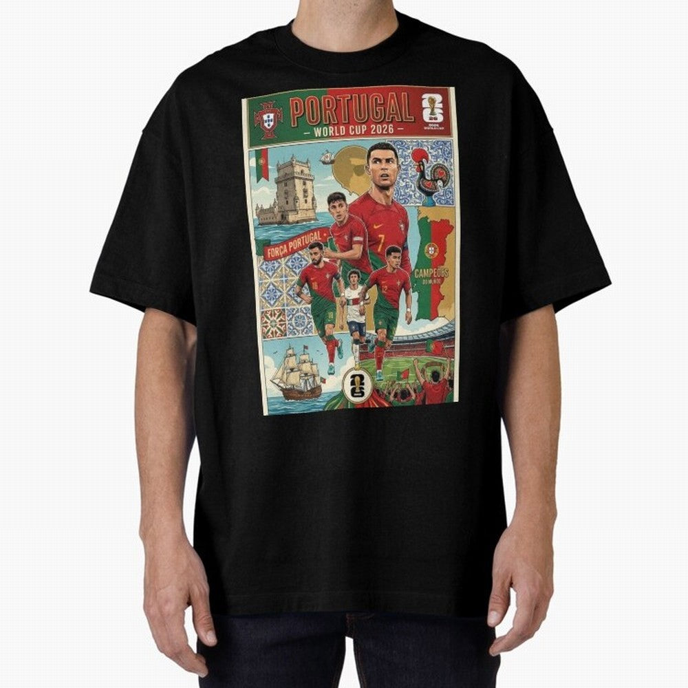 Portugal 2026 ¨C In Search of Glory Classic T-Shirt Show Up for the Glory of FIFA World Cup 2026 Group Stage for Fans of Mbappe and France, Bringing Champion Mindset, Group Stage Buzz, Knockout Tension and Passionate Fan Culture; Ideal for Fans Who