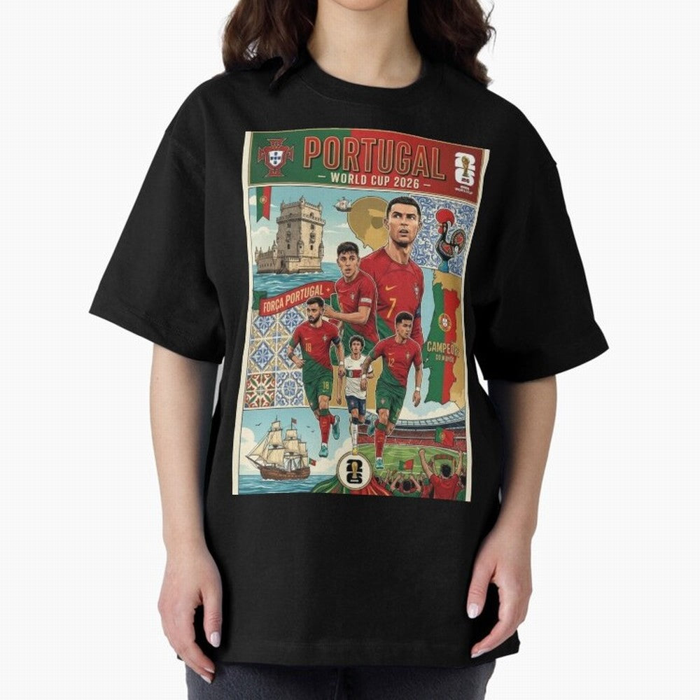 Portugal 2026 ¨C In Search of Glory Classic T-Shirt Show Up for the Glory of FIFA World Cup 2026 Group Stage for Fans of Mbappe and France, Bringing Champion Mindset, Group Stage Buzz, Knockout Tension and Passionate Fan Culture; Ideal for Fans Who