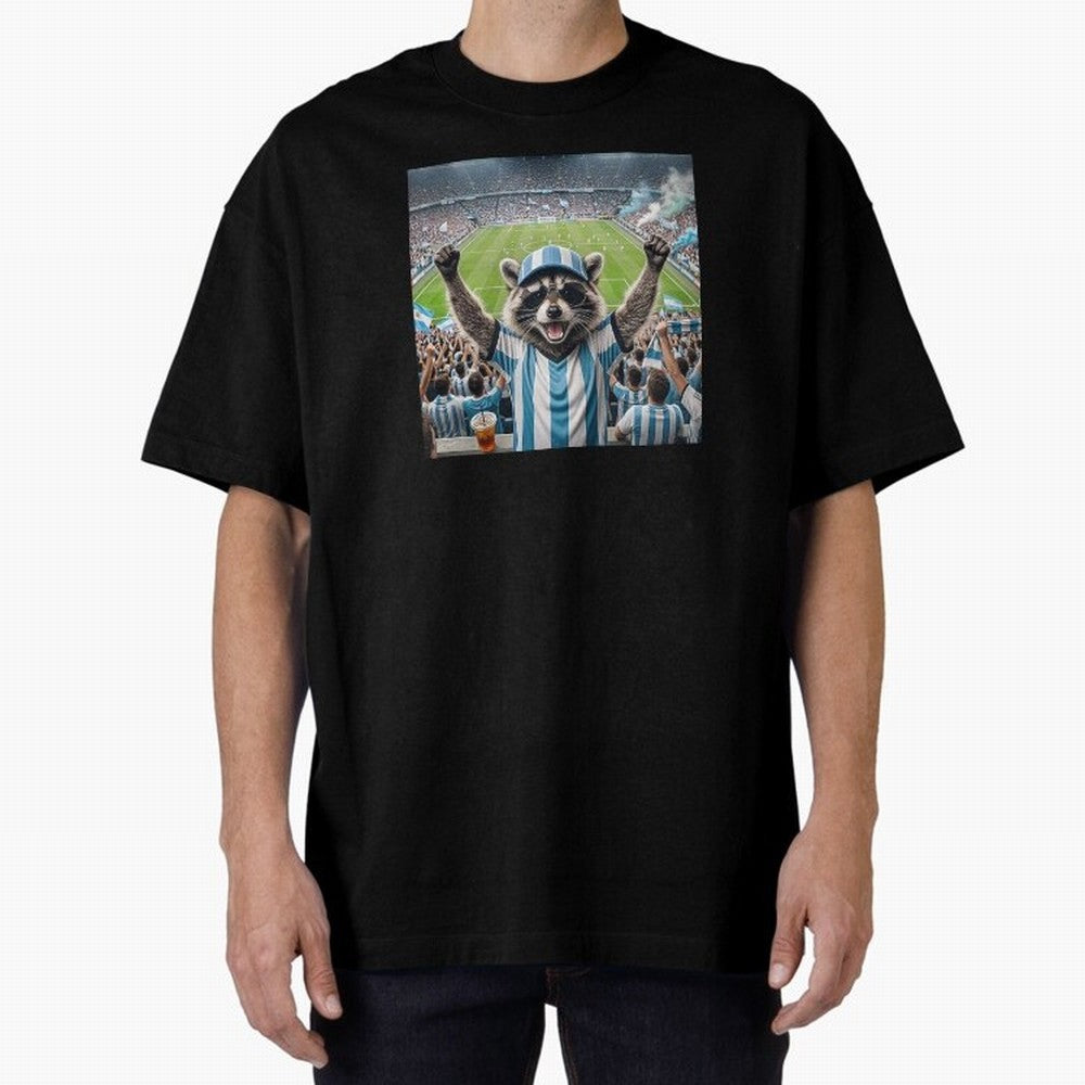 Funny Raccoon Soccer Fan World Cup 2026 Argentina Classic T-Shirt Stand Proud for Match Day Hype around FIFA World Cup 2026 Group Stage, CR7, England, Stadium Chants, National Pride, Trophy Dreams and Unforgettable Football Memories; Built for