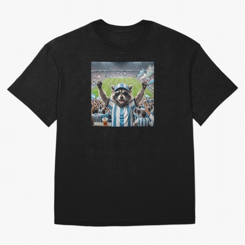 Funny Raccoon Soccer Fan World Cup 2026 Argentina Classic T-Shirt Stand Proud for Match Day Hype around FIFA World Cup 2026 Group Stage, CR7, England, Stadium Chants, National Pride, Trophy Dreams and Unforgettable Football Memories; Built for