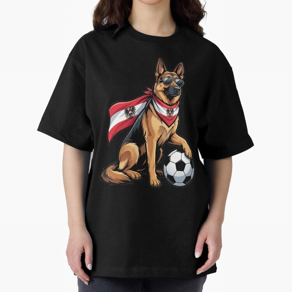 Austrian football dog Classic T-Shirt Make Every Kick Count in Match Day Hype around FIFA World Cup 2026, Haaland, Portugal, Spain and Germany, Match Day Excitement, Supporter Culture, Golden Goals and Global Football Passion; Great for Supporters