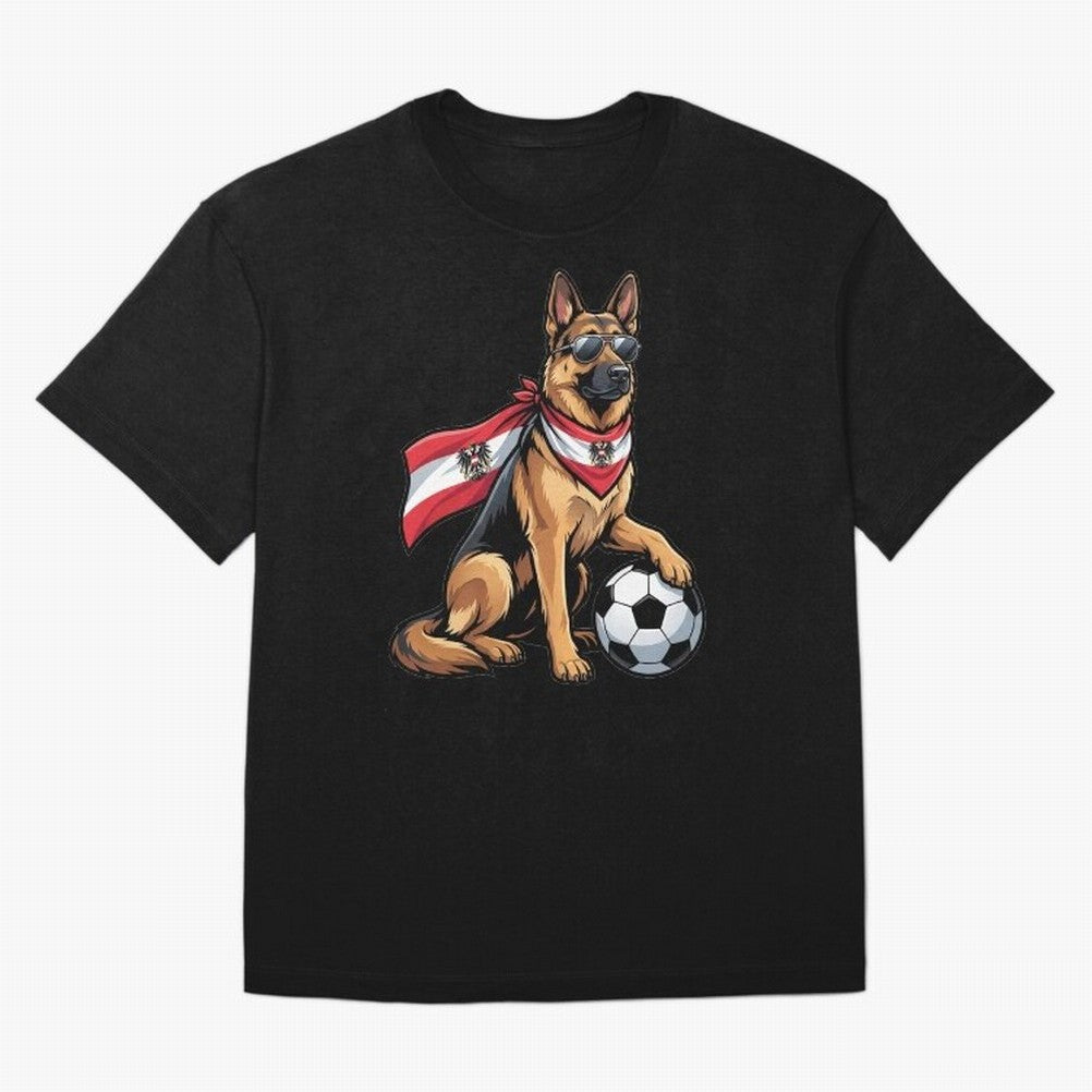 Austrian football dog Classic T-Shirt Make Every Kick Count in Match Day Hype around FIFA World Cup 2026, Haaland, Portugal, Spain and Germany, Match Day Excitement, Supporter Culture, Golden Goals and Global Football Passion; Great for Supporters