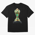 The Golden Glory 2026 - Futurist Soccer Trophy Classic T-Shirt Support Your Favorite Stars during FIFA World Cup 2026 Group Stage for Fans of Messi and Cristiano Ronaldo and Argentina, Bringing Championship Spirit, Famous Goals, Roaring Crowds and