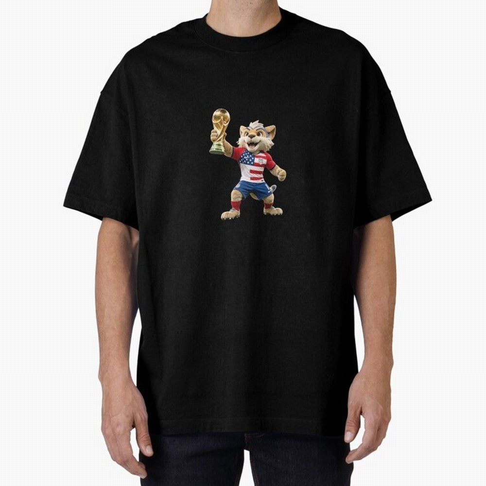 United States Soccer Team Mascot - USA Football Champion 2026 Classic T-Shirt Bring Legendary Rivalry Energy to FIFA World Cup 2026 Inspired by CR7 and Messi, England, France and Netherlands Energy, Fan Favorite Moments, National Team Passion, Big
