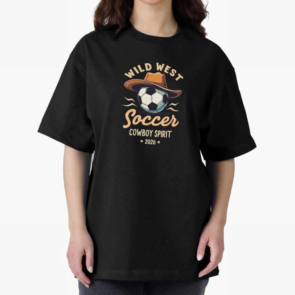 Wild West Soccer Cowboy Spirit World Cup 2026 Classic T-Shirt Show Your Love for the FIFA World Cup 2026 USA Canada Mexico Journey through CR7 and Messi Highlights, Portugal Pride, Football History, Final Match Energy, Crowd Noise and Once in a