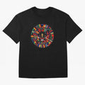 Vibrant 2026 World Cup International Flag Splash Classic T-Shirt Celebrate the Biggest Stage of Match Day Hype around FIFA World Cup 2026 USA Canada Mexico, Messi, Neymar and Mbappe, England, Football Passion, Legendary Performances, Festival Vibes