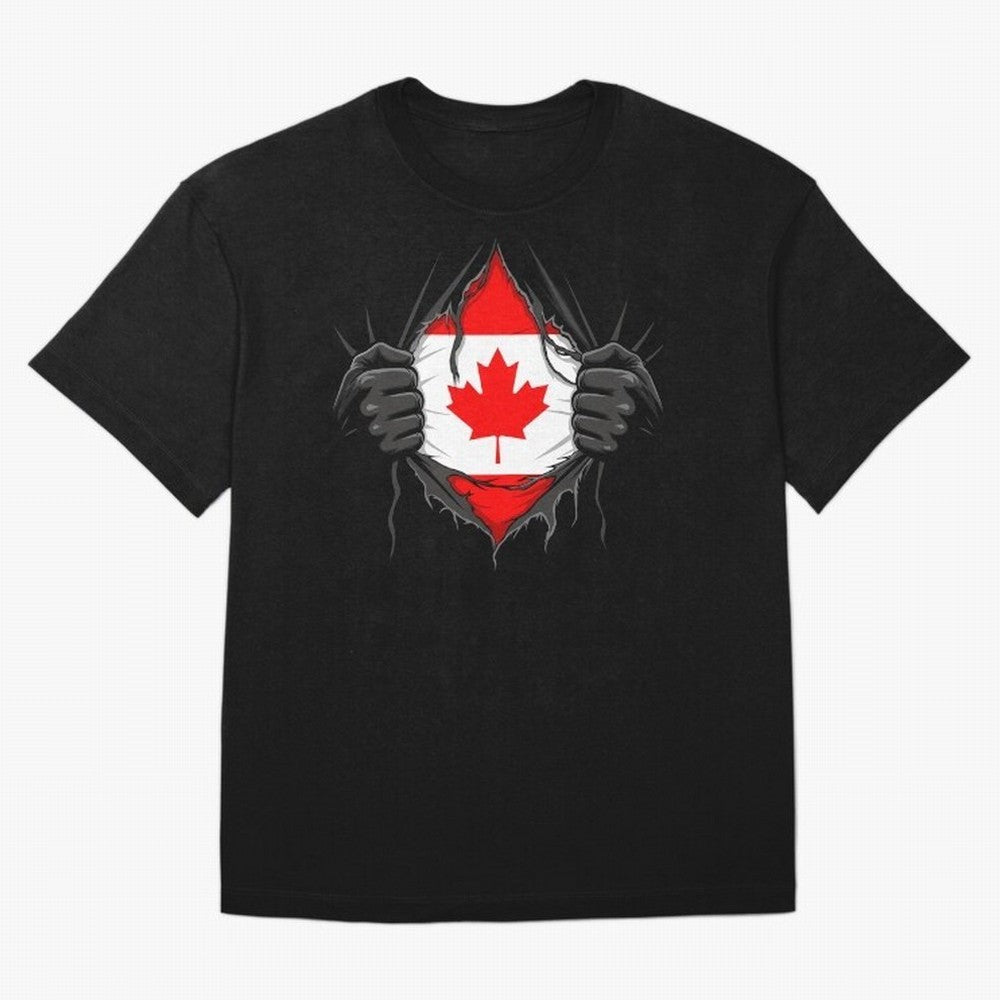Canada Flag - National Team Fans Classic T-Shirt Celebrate Supporters United by Match Day Hype around FIFA World Cup 2026 Group Stage, Messi, CR7 and Mbappe, Germany, Vintage Soccer Flavor, Modern Football Stars, National Flags and Final Night