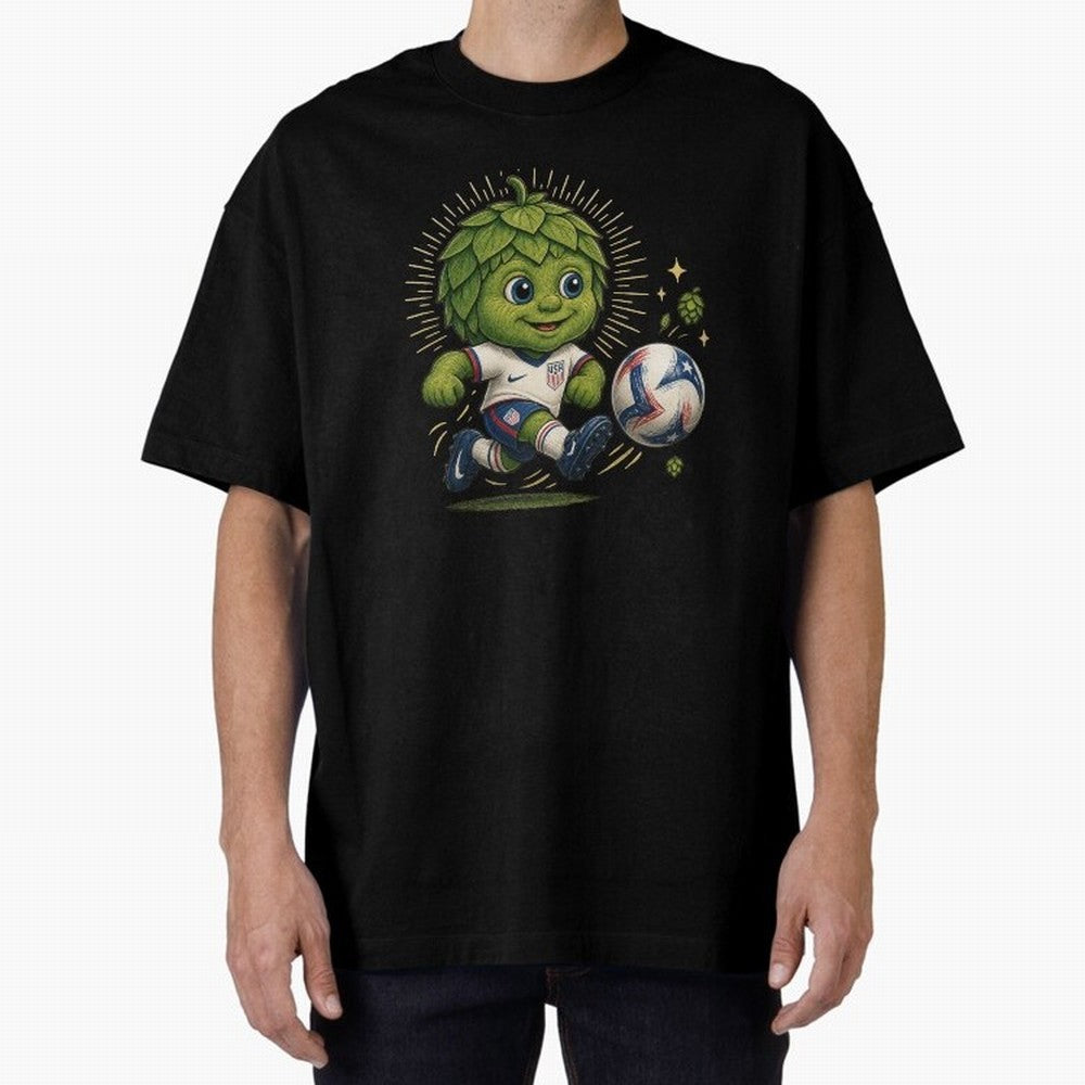 Craft Beer World Cup Mascot Classic T-Shirt Bring World Football Passion into Match Day Hype around FIFA World Cup 2026 Group Stage, Mbappe, Portugal, Spain and Germany, Sports Nostalgia, International Competition, Famous Players and Unforgettable