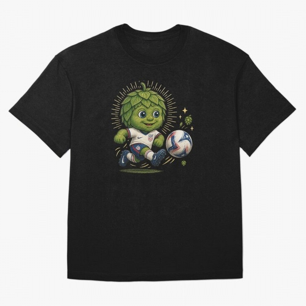 Craft Beer World Cup Mascot Classic T-Shirt Bring World Football Passion into Match Day Hype around FIFA World Cup 2026 Group Stage, Mbappe, Portugal, Spain and Germany, Sports Nostalgia, International Competition, Famous Players and Unforgettable