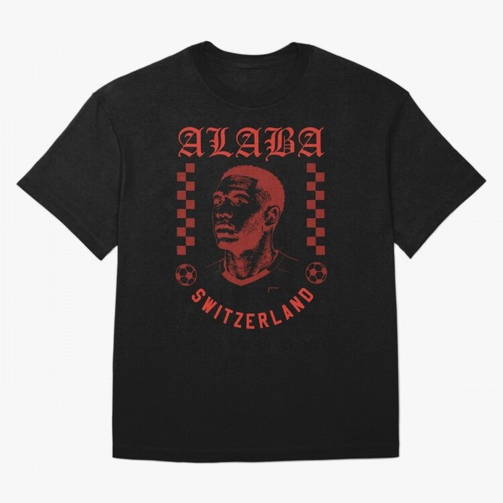 Alaba Switzerland Soccer Legend Vintage Football Fan Shirt Classic T-Shirt Bring Global Tournament Vibes to the FIFA World Cup 2026 Journey through Haaland and Mbappe Highlights, Germany Pride, Football Festival Excitement, Trophy Ambitions,