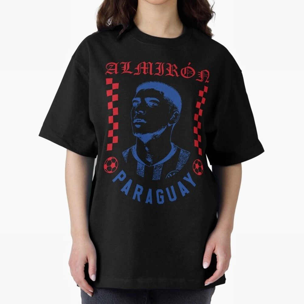 Almir¨®n Paraguay Soccer Legend Vintage Football Fan Graphic Classic T-Shirt Enjoy the Biggest Football Party of Global Football Passion for FIFA World Cup 2026 USA Canada Mexico, Celebrating Neymar, Haaland and Cristiano Ronaldo, France, Champion
