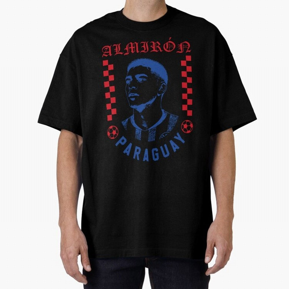 Almir¨®n Paraguay Soccer Legend Vintage Football Fan Graphic Classic T-Shirt Enjoy the Biggest Football Party of Global Football Passion for FIFA World Cup 2026 USA Canada Mexico, Celebrating Neymar, Haaland and Cristiano Ronaldo, France, Champion