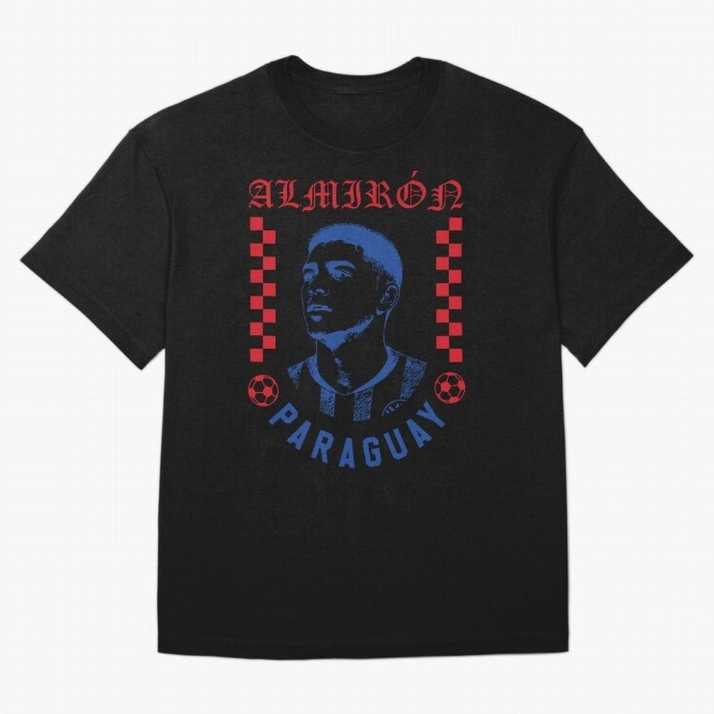 Almir¨®n Paraguay Soccer Legend Vintage Football Fan Graphic Classic T-Shirt Enjoy the Biggest Football Party of Global Football Passion for FIFA World Cup 2026 USA Canada Mexico, Celebrating Neymar, Haaland and Cristiano Ronaldo, France, Champion