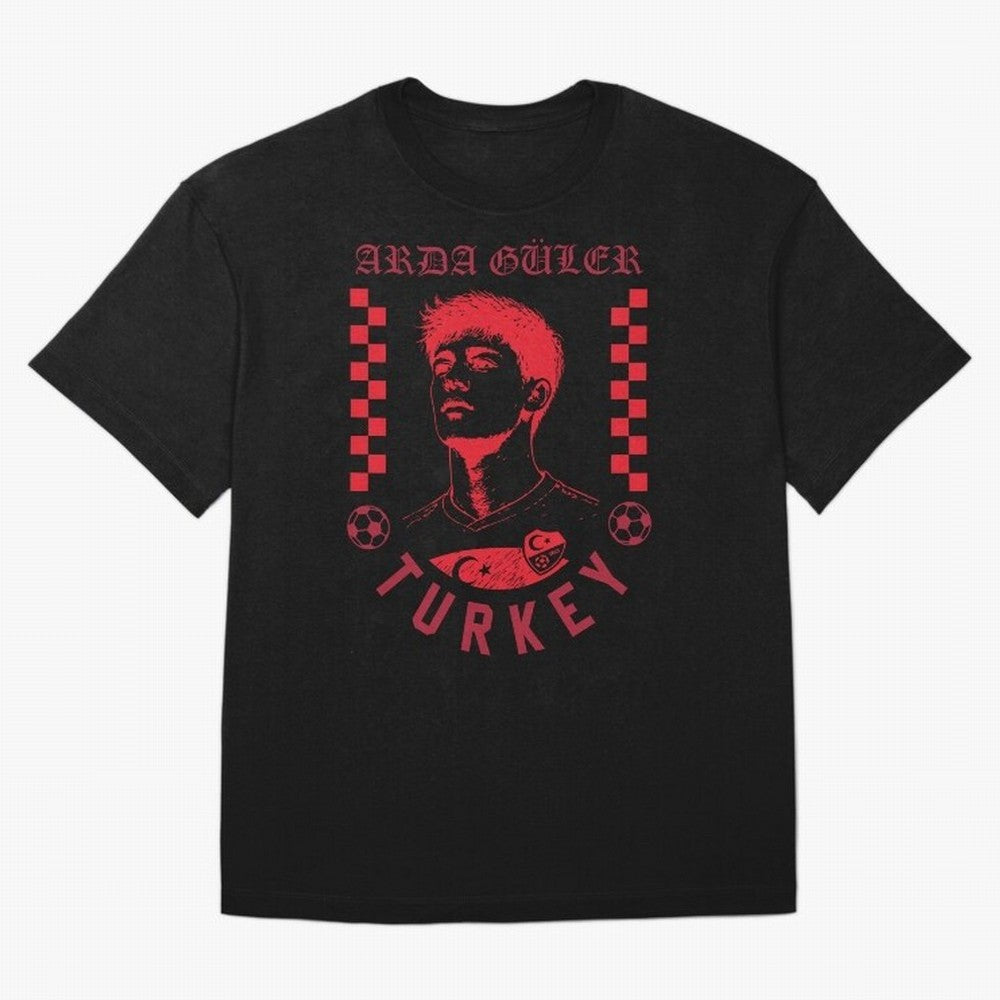 Arda G¨¹ler Turkey Soccer Legend Retro Football Fan Design Classic T-Shirt Bring Legendary Rivalry Energy to Match Day Hype around FIFA World Cup 2026, Cristiano Ronaldo, England and Germany, Champion Mindset, Group Stage Buzz, Knockout Tension and