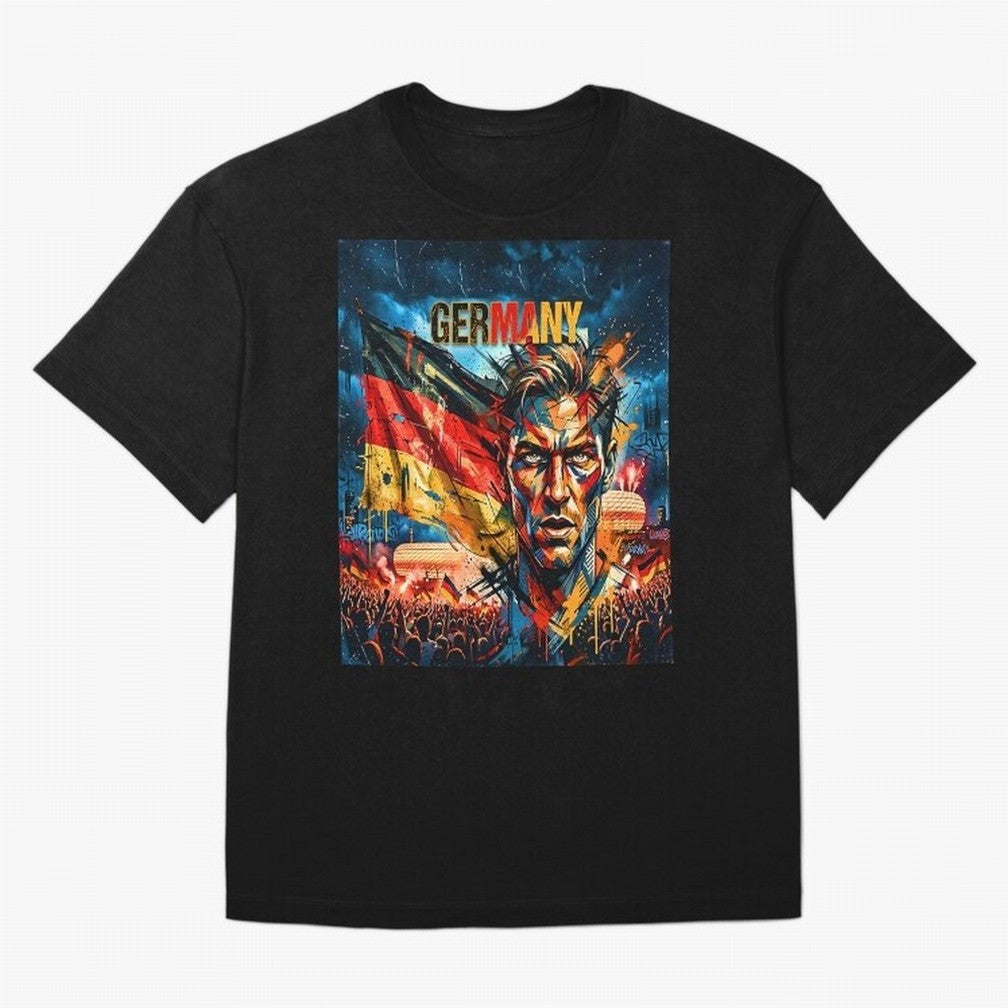 GERMANY FOOTBALL TEAM Classic T-Shirt Show Match Day Excitement for Global Football Passion for FIFA World Cup 2026 USA Canada Mexico, Celebrating Cristiano Ronaldo, Haaland and CR7, England, France and Netherlands, Sports Nostalgia, International