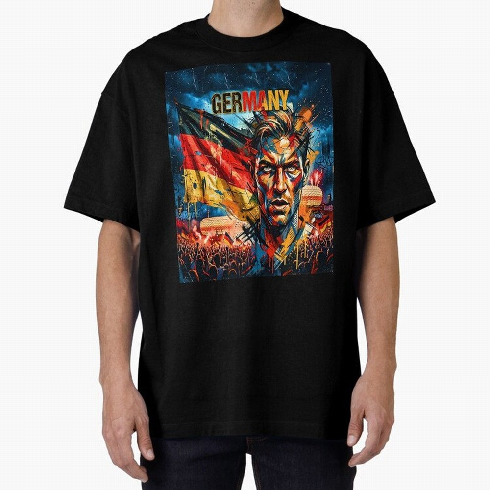 GERMANY FOOTBALL TEAM Classic T-Shirt Show Match Day Excitement for Global Football Passion for FIFA World Cup 2026 USA Canada Mexico, Celebrating Cristiano Ronaldo, Haaland and CR7, England, France and Netherlands, Sports Nostalgia, International