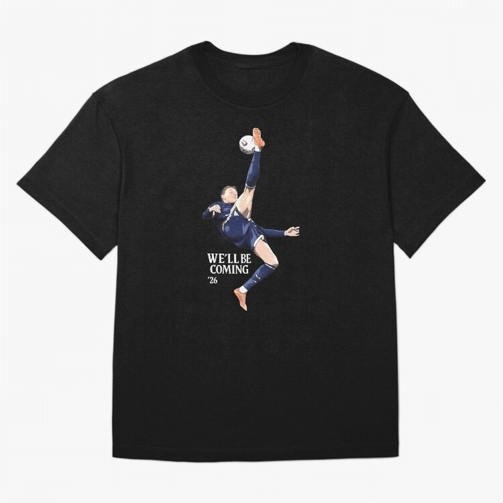 Scotland We'll Be Coming 26 World Cup 26 Classic T-Shirt Relive Legendary Nights from FIFA World Cup 2026 Featuring Haaland and Mbappe, Portugal Energy, Vintage Soccer Flavor, Modern Football Stars, National Flags and Final Night Emotion; Ideal for