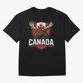 Canada Moose Sports Logo T-Shirt ¨C Canadian Flag Maple Leaf Emblem | 2026 World Cup Supporter Classic T-Shirt Honor the Beautiful Game during Global Football Passion for FIFA World Cup 2026 USA Canada Mexico, Driven by CR7 and Messi, Spain, Soccer