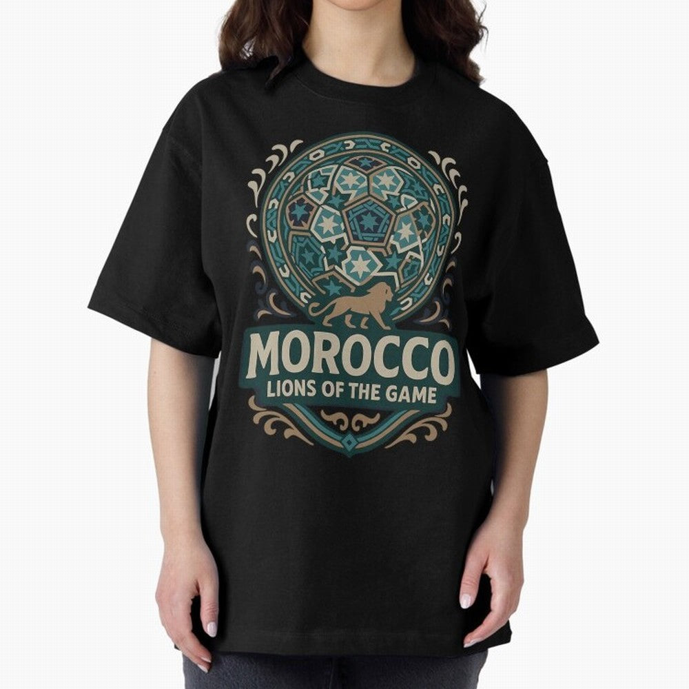 Morocco Lions Of The Game Classic T-Shirt Celebrate Global Passion for Match Day Hype around FIFA World Cup 2026, Mbappe and Neymar, Argentina, Game Day Rituals, Football Legends, Country Pride and the Road to the Final; Great for Watch Parties,